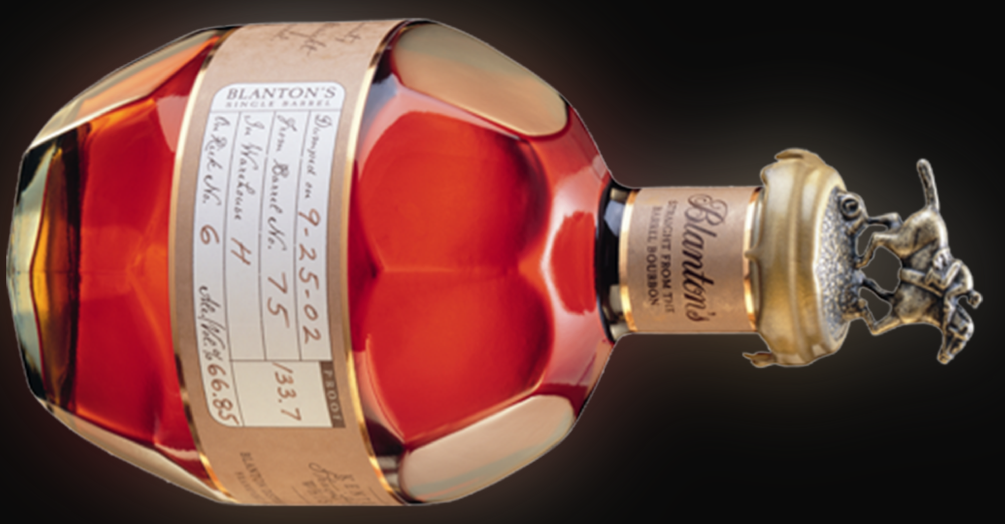 Blanton's 700ml “dumped on 4-11-13” Blanton's Single Barrel Dumped